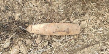 Pasienyje su Rusija savo žemėje ūkininkas aptiko sprogmenį