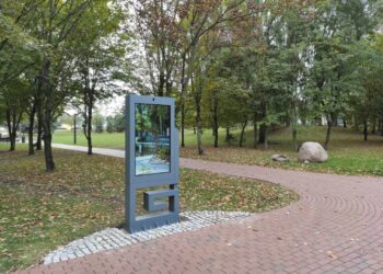 Poezijos parke - interaktyvus terminalas