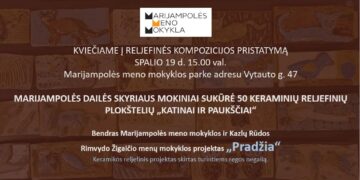 Reljefinės kompozicijos pristatymas