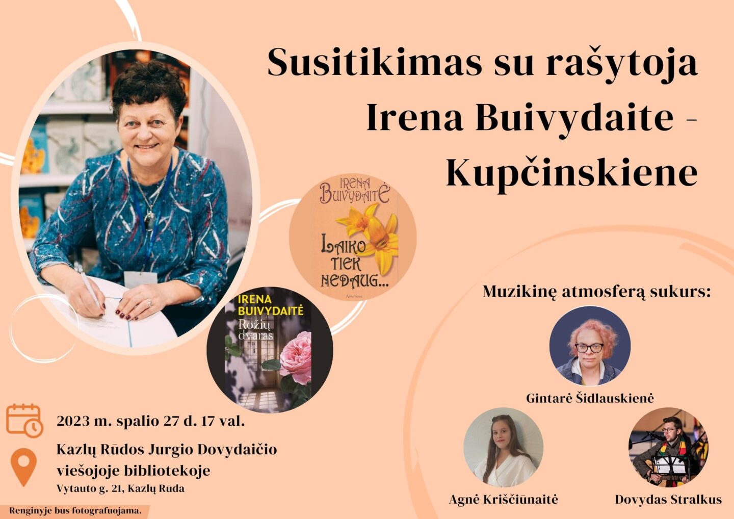 Susitikimas su Irena Buivydaite - Kupčinskiene
