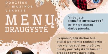 Tapybos, poezijos ir muzikos vakaras „Menų draugystė“