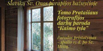 Tomo Pratašiaus fotografijos darbų paroda