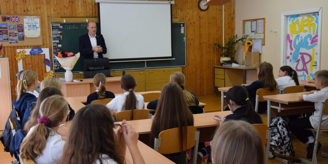 Vilkaviškio savivaldybės meras vedė pamokas mokiniams