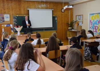 Vilkaviškio savivaldybės meras vedė pamokas mokiniams