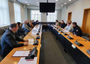 Vyko Vilkaviškio rajono savivaldybės ekstremaliųjų situacijų operacijų centro posėdis