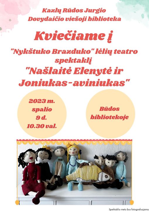 „Našlaitė Elenytė ir Joniukas-avinukas“