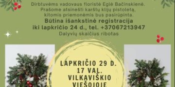 Advento kūrimo dirbtuvės