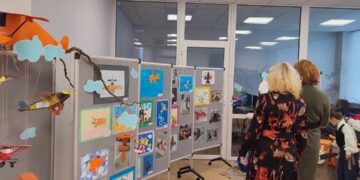 „Draugystės bibliotekoje atidaryta paroda, skirta paminėti Stepono Dariaus ir Stasio Girėno skrydžio per Atlantą 90-metį