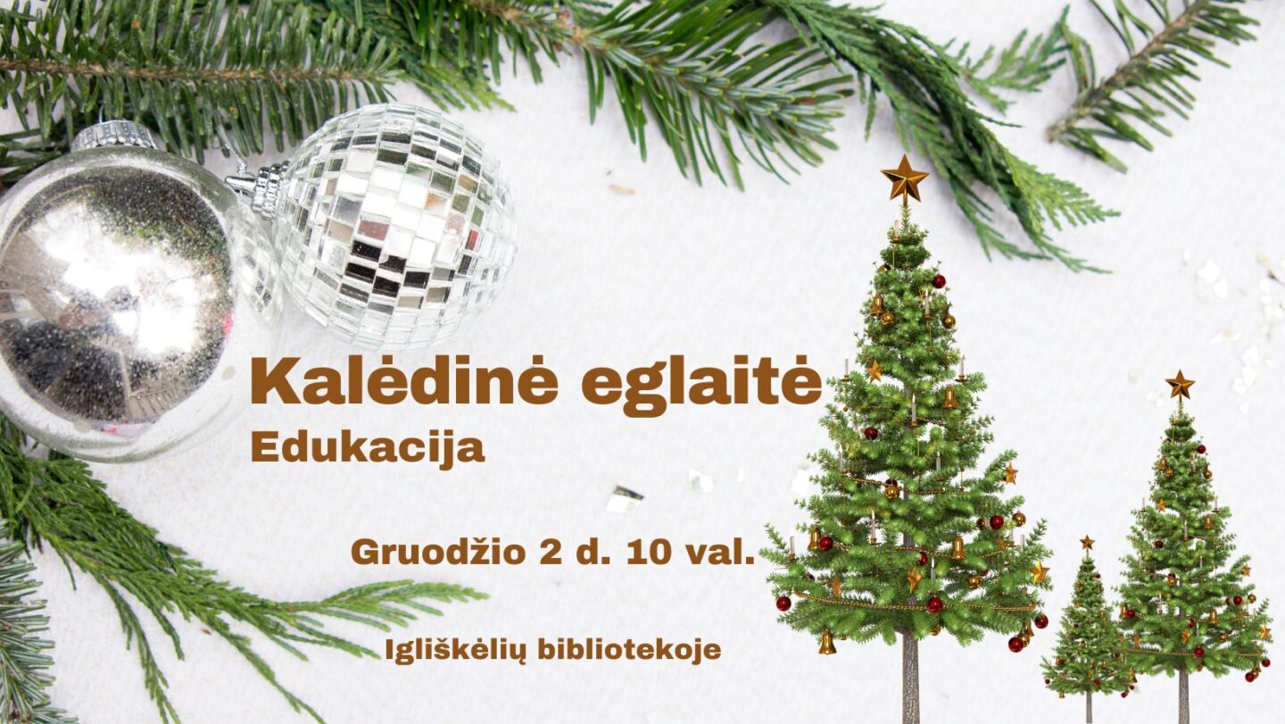 Edukacinė „Kalėdinė eglaitė“