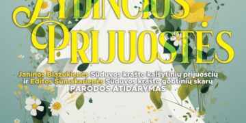 Janinos Blažukienės Sūduvos krašto kaišytinių prijuosčių ir Editos Šūmakarienės Sūduvos krašto gobtinių skarų paroda