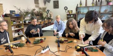 Kalėdinių papuošimų gamyba