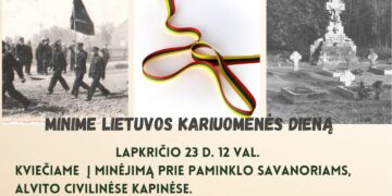 Lietuvos kariuomenės dienos minėjimas Alvite