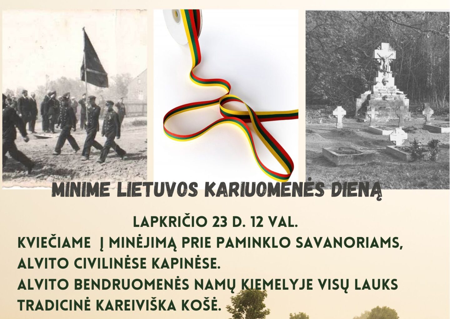 Lietuvos kariuomenės dienos minėjimas Alvite