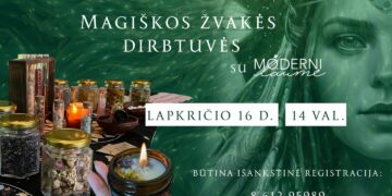 Magiškos žvakės dirbtuvės