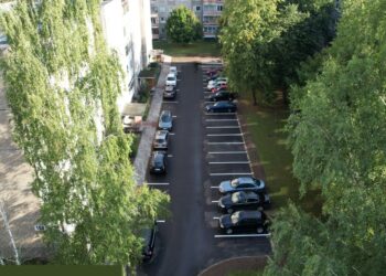 Marijampolėje – jau 39 atnaujintos automobilių stovėjimo aikštelės prie daugiabučių namų