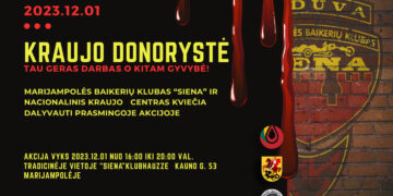 Neatlygintina kraujo donorystės akcija TAU GERAS DARBAS, O KITAM GYVYBĖ
