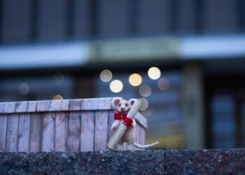 Kalėdų Senelio pagalbininkas Peliukas Girius