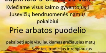 Pokalbis prie arbatos puodelio