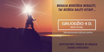 Renginys neįgaliųjų dienai paminėti