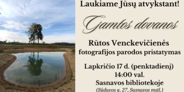 Rūtos Venckevičienės fotografijų parodos „Gamtos dovanos“ pristatymas