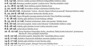 Šakių KC padalinių renginiai. Gruodis 2023