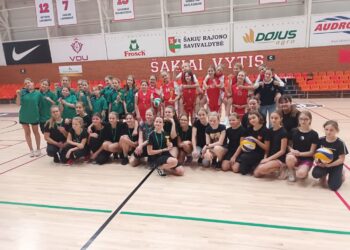 Šakių jaunimo kūrybos ir sporto centre vyko mokinių kvadrato varžybos