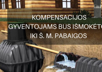 Skirtos kompensacijos už individualių nuotekų valymo įrenginių įrengimą