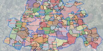 Susipažinimui pateikiamas naujas gyvenamųjų vietovių ribų žemėlapis