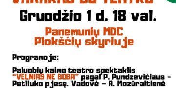 TEATRŲ ŠVENTĖ „VAKARAS SU TEATRU“