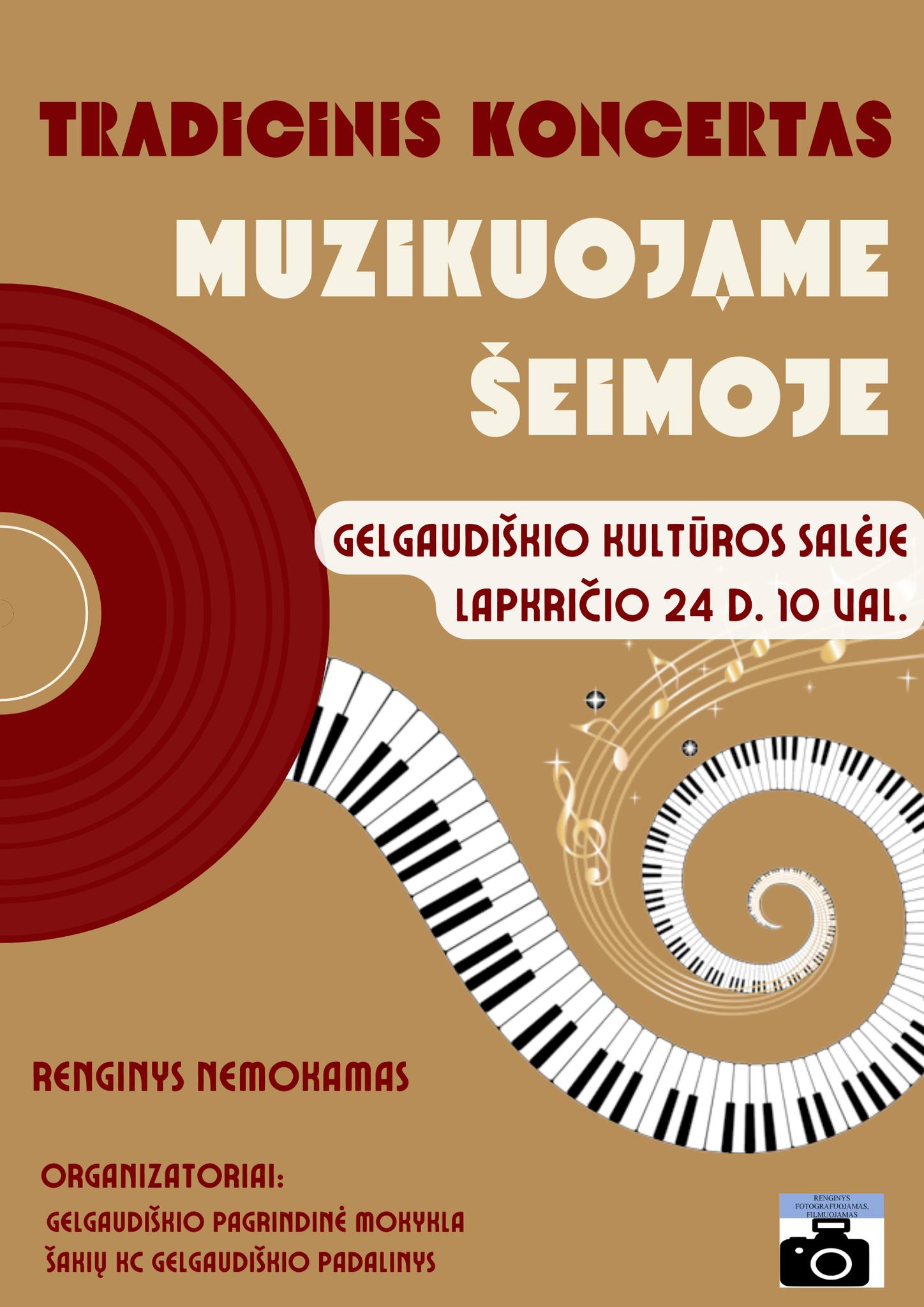 Tradicinis koncertas „Muzikuojame šeimoje“