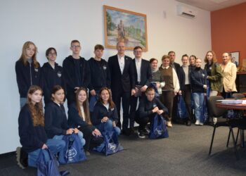 Vilkaviškio rajono savivaldybėje lankėsi mokiniai