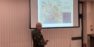 Karo ekspertas supažindino su karo eiga Ukrainoje