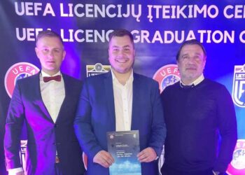 „Sūduvos“ treneris įgijo UEFA PRO trenerio licenziją