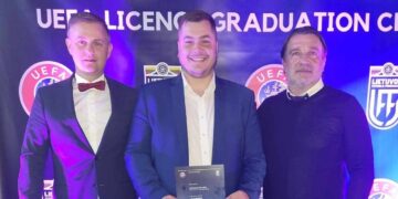 „Sūduvos“ treneris įgijo UEFA PRO trenerio licenziją