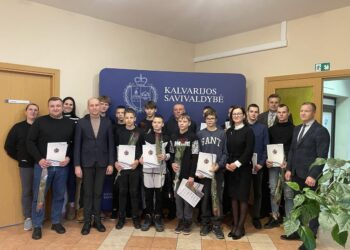 Pagerbti jaunieji savivaldybės sportininkai ir jų treneriai