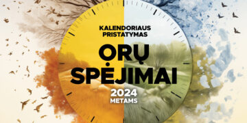 Kalendoriaus pristatymas „Orų spėjimai 2024 metams”