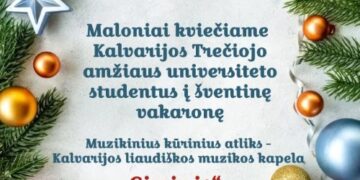 Kalvarijos TAU šventinė vakaronė