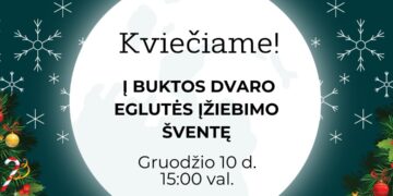Buktos dvaro eglutės įžiebimo šventė