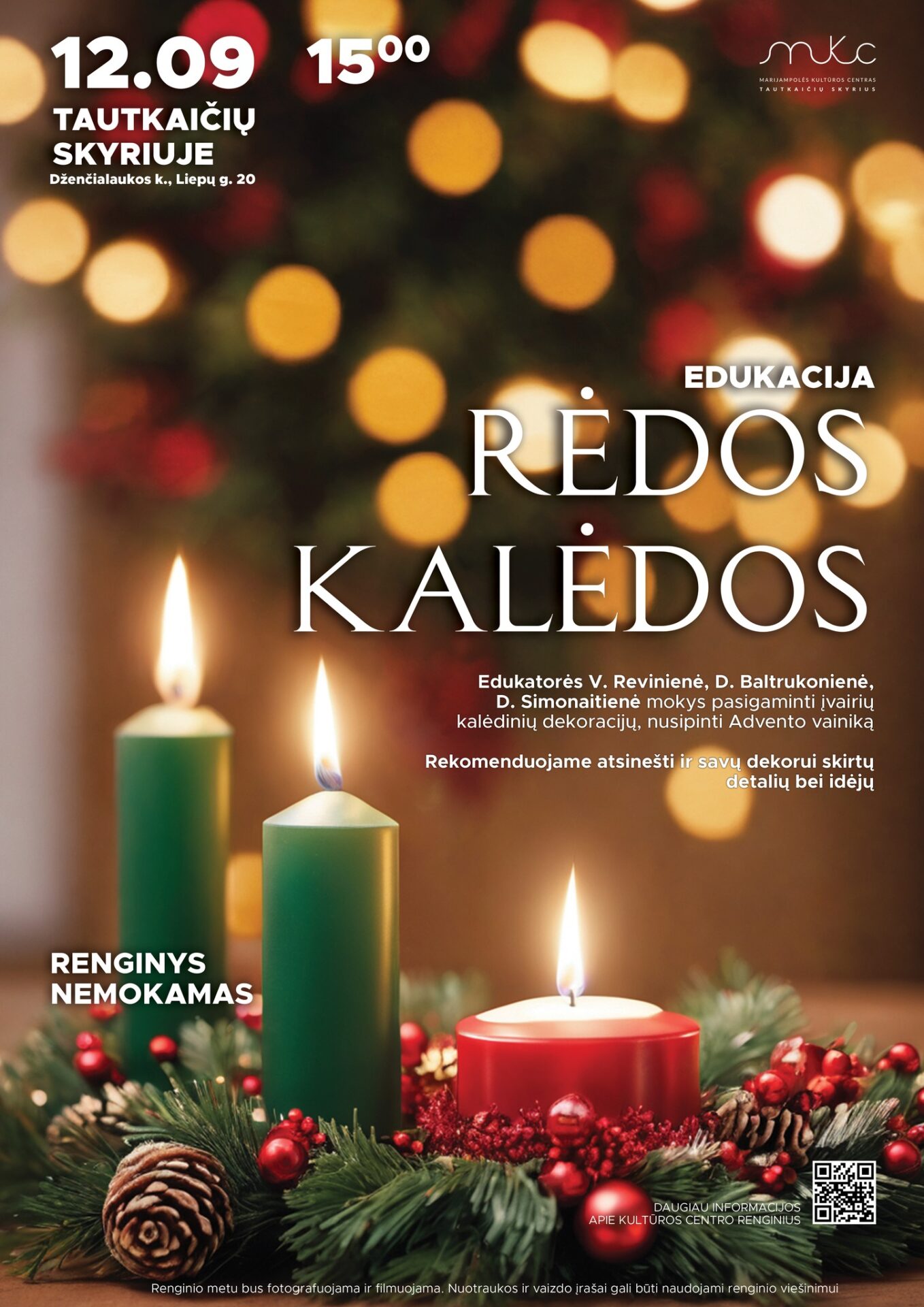 Edukacija „Rėdos Kalėdos“