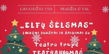 Kalėdinės eglutės įžiebimas Griškabūdyje