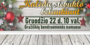 Kalėdinis renginys vaikams Gražiškiuose