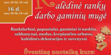 Kalėdinių rankų darbo gaminių mugė