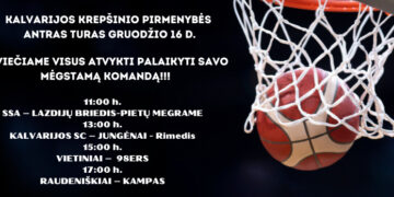 Kalvarijos krepšinio pirmenybės. Antrasis turas