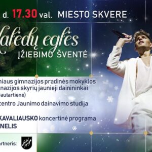 Kazlų Rūdos kalėdinės eglės įžiebimo šventė