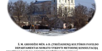 Kultūros paveldo departamento konsultacija