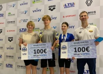 Lietuvos sporto centro sporto komplekso baseine - marijampoliečių medalių gausa