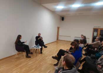 Marijampolėje svečiavosi žinomas žurnalistas, rašytojas Dovydas Pancerovas