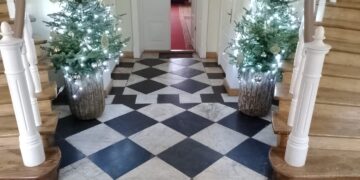 Mozaikinis masonų grindinys