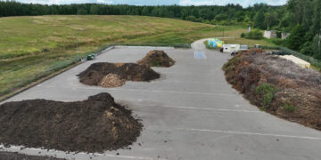 Nedirbs Kazlų Rūdos žaliųjų atliekų kompostavimo aikštelė