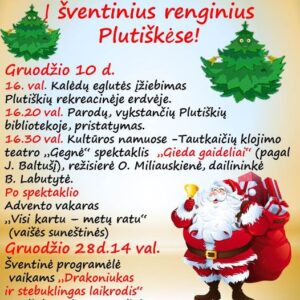 Plutiškių eglutės įžiebimas